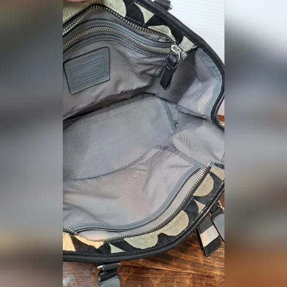 Coach Hampton Signature Medium Color Block Tote - Picture 15 of 16